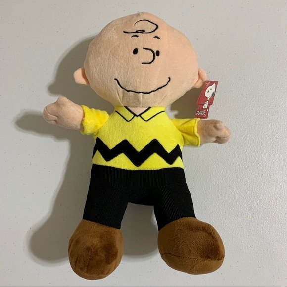 Peanuts 14” Charlie Brown Plush Toy-NWT - Picture 3 of 4